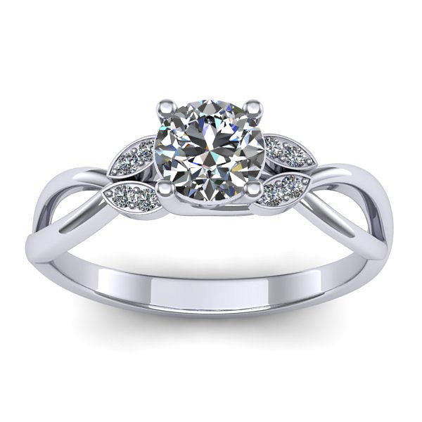 Inel logodna cu diamant de laborator rotund