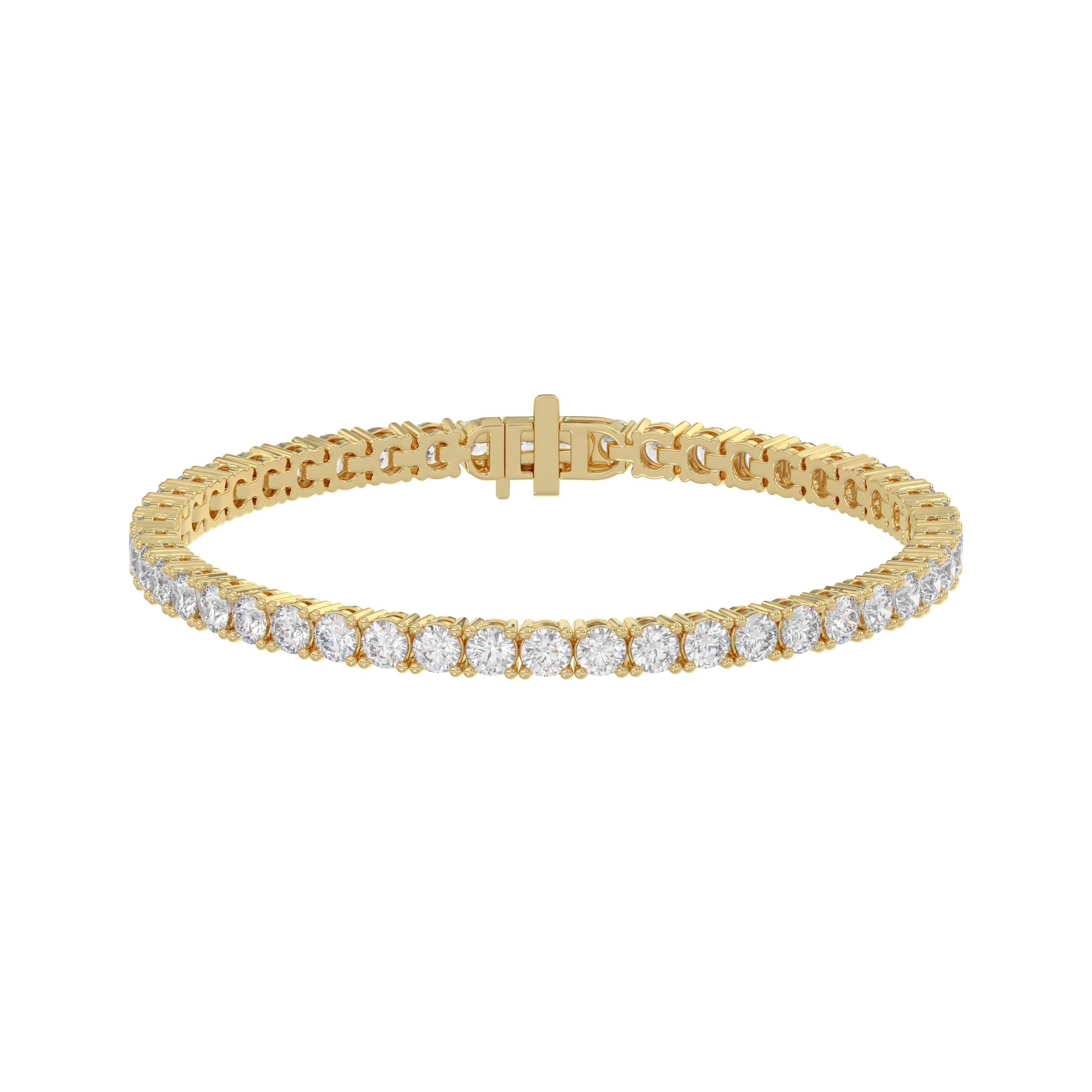 14K Yellow Gold, angled view