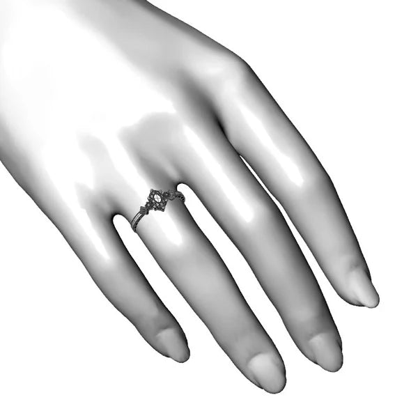 Inel logodna din aur galben