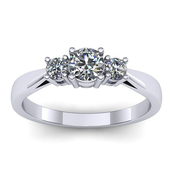 Inel logodna cu diamant de laborator rotund