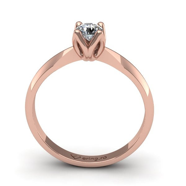 Inel solitaire cu diamant