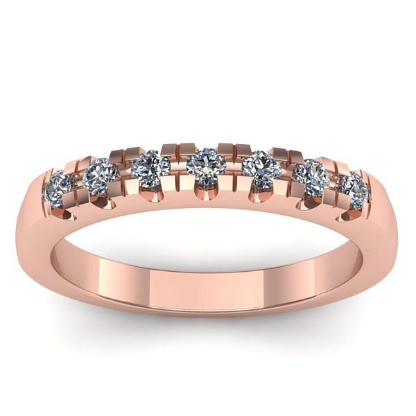 Inel de logodna cu diamante rotund