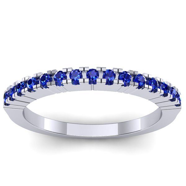 Inel de logodna cu safire rotund