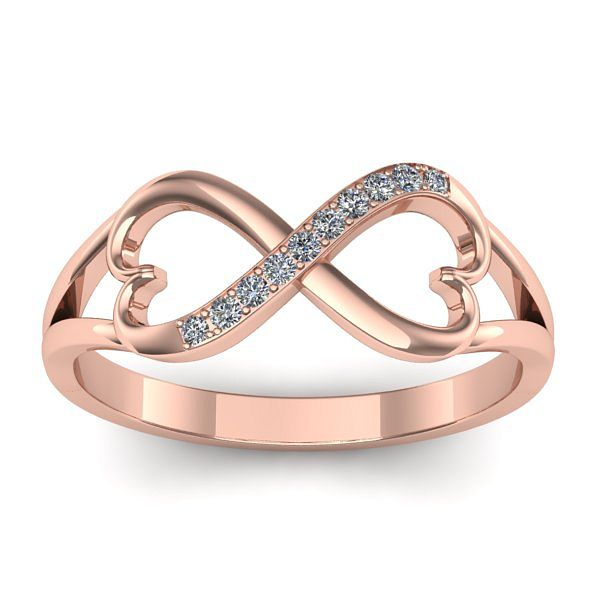 Inel logodna cu diamante rotund