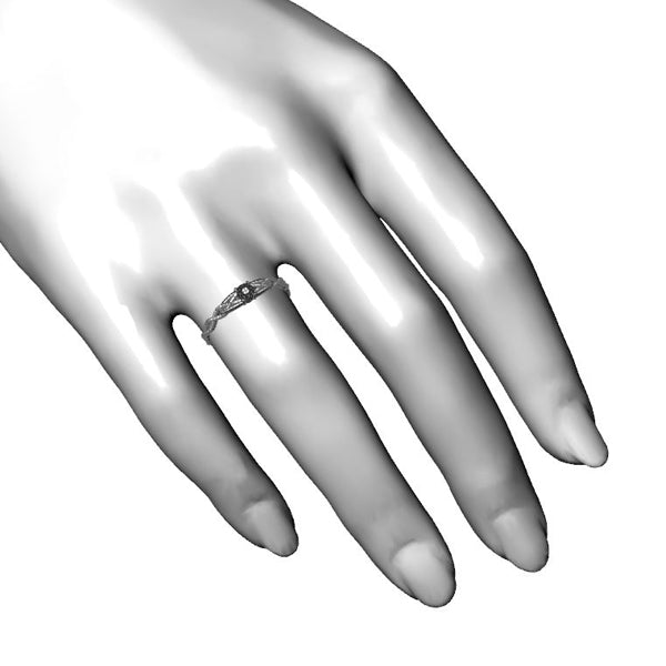 Inel de logodna solitaire cu diamant