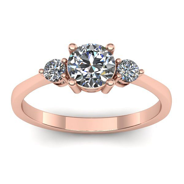 Inel logodna cu diamant de laborator rotund