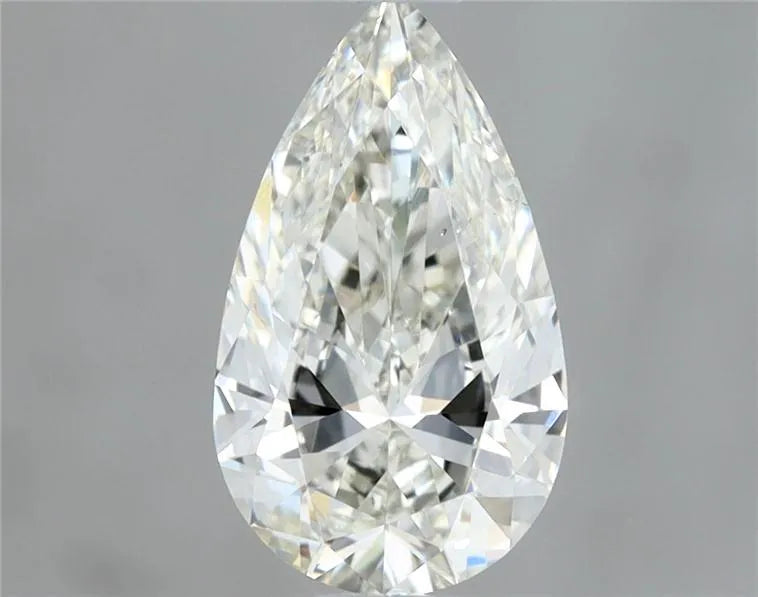 0.65ct Pear Natural Diamond (Colour H, Clarity VS2, Cut VG, IGI Certified)