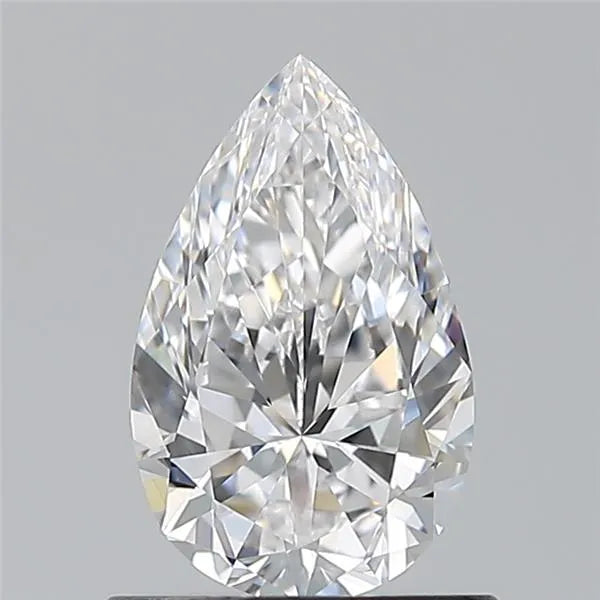 0.80ct Pear Natural Diamond (Colour D, Clarity VVS2, GIA Certified)