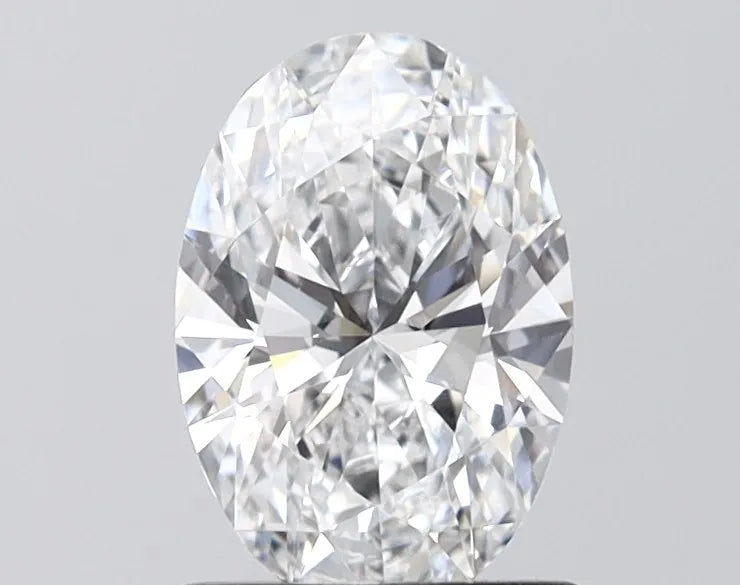 1.08ct Oval Lab Grown Diamond (Colour D, Clarity VVS2, IGI Certified)