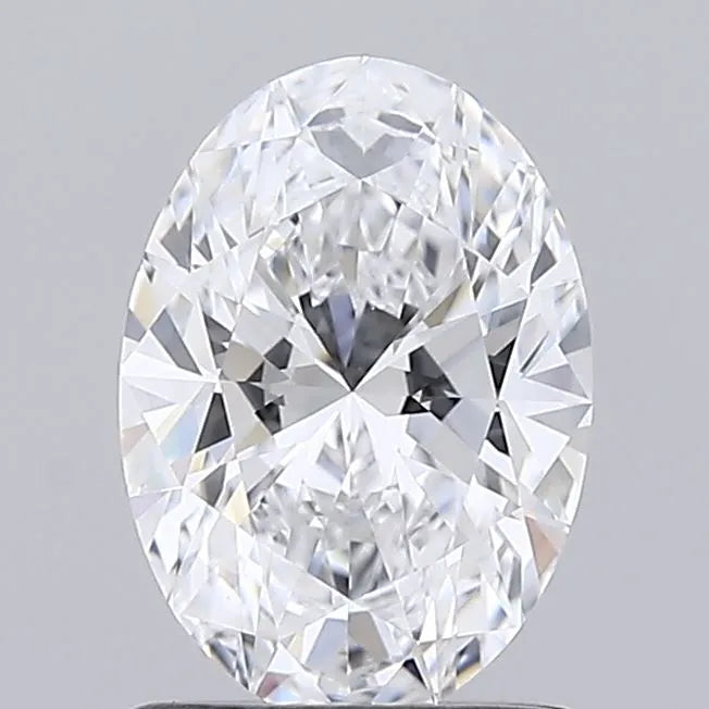 1.11ct Oval Lab Grown Diamond (Colour D, Clarity VVS1, IGI Certified)