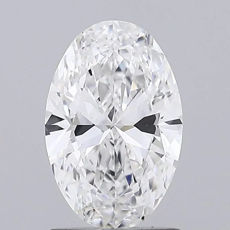 1.36ct Oval Lab Grown Diamond (Colour D, Clarity VVS2, IGI Certified)