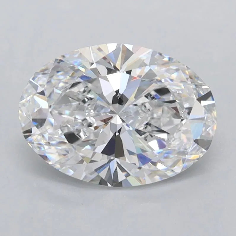 1.51ct Oval Lab Grown Diamond (Colour D, Clarity FL, IGI Certified)