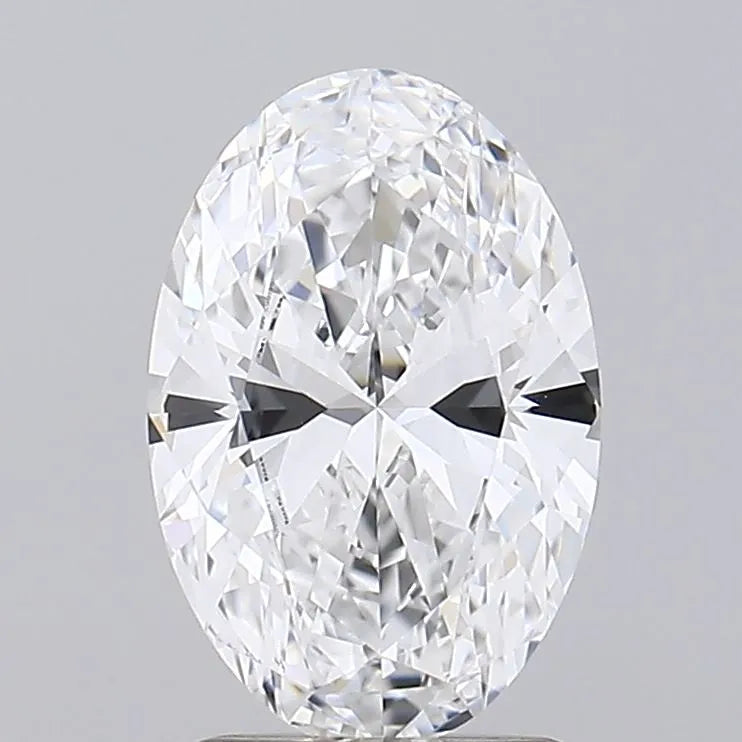 1.77ct Oval Lab Grown Diamond (Colour D, Clarity IF, IGI Certified)