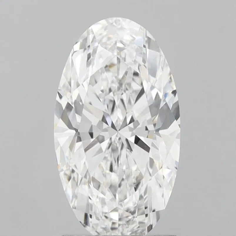2.05ct Oval Lab Grown Diamond (Colour E, Clarity VVS2, IGI Certified)