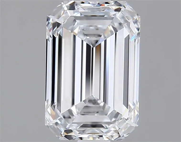 2.11ct Emerald Lab Grown Diamond (Colour D, Clarity VVS1, IGI Certified)