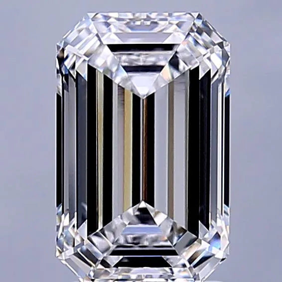 2.36ct Emerald Lab Grown Diamond (Colour D, Clarity VVS1, IGI Certified)