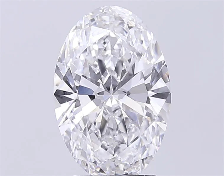 2.95ct Oval Lab Grown Diamond (Colour D, Clarity VVS2, IGI Certified)