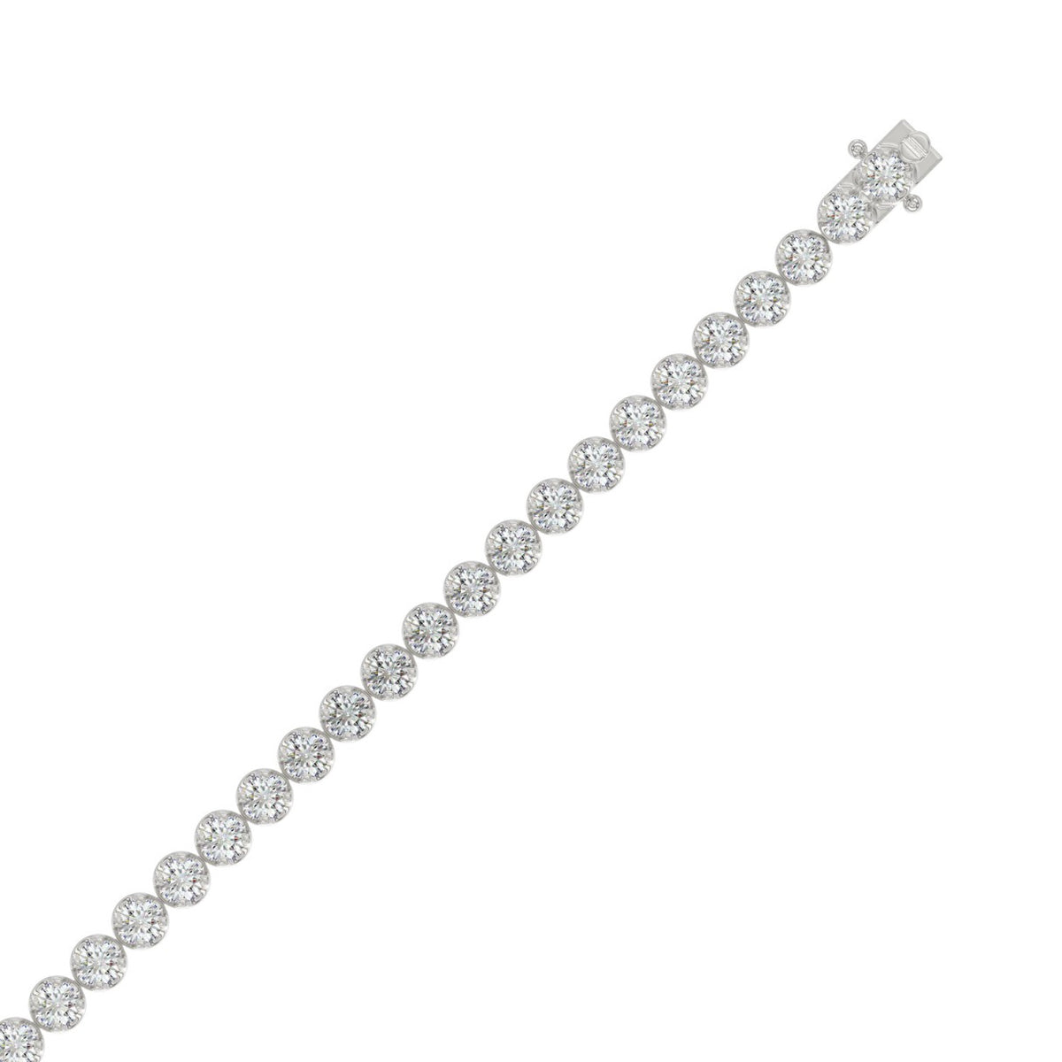 14K White Gold, top view