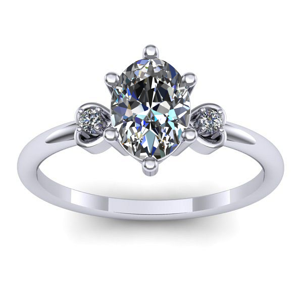 Inel de logodna cu diamant de laborator oval